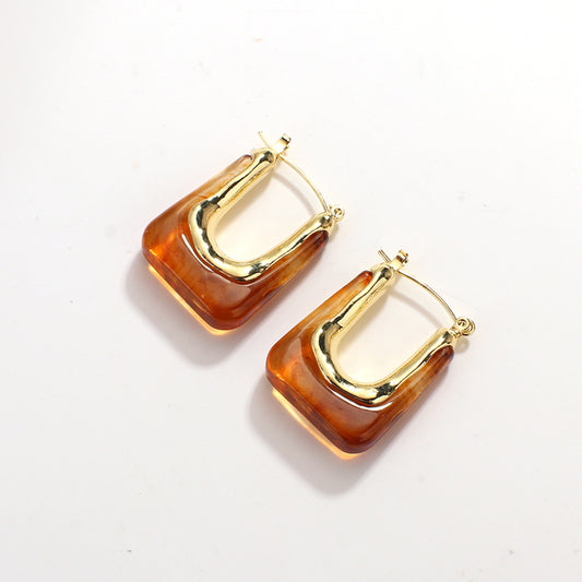 Vintage Acrylic- Earrings