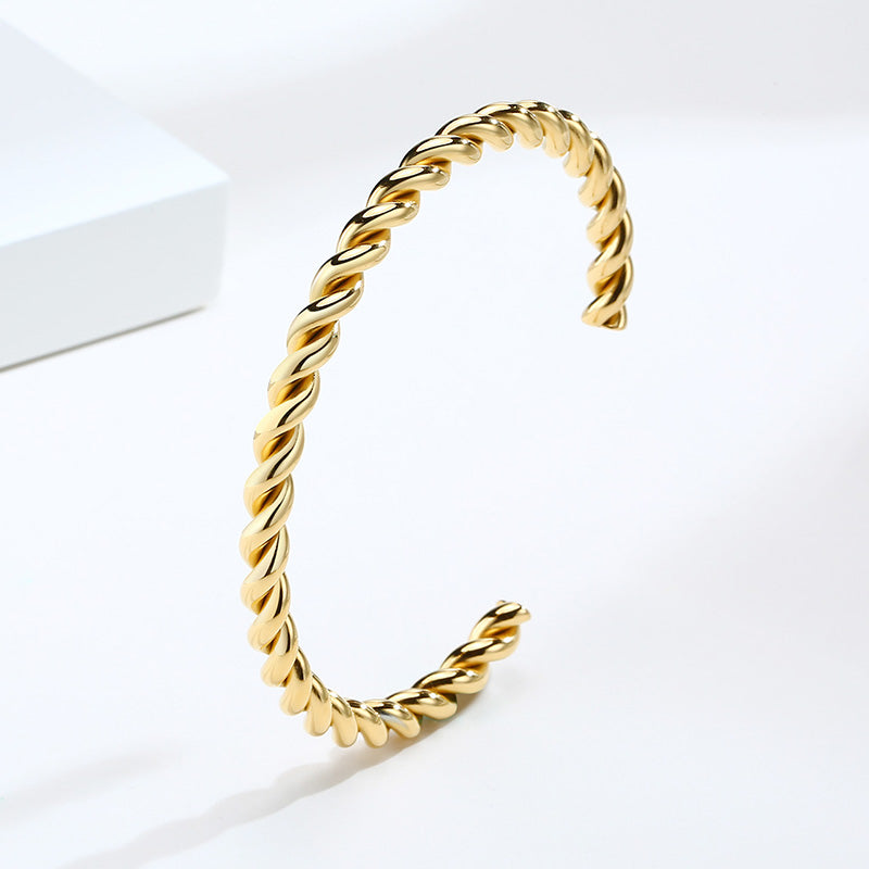 Delia - Twist Cuff Bangle