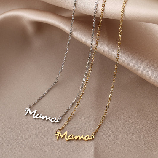 Mama Letters- Necklace