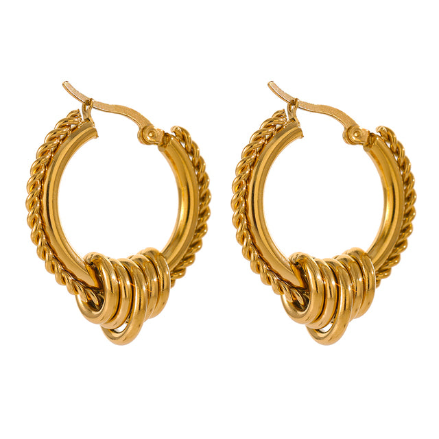 Asmara - Gold Earrings