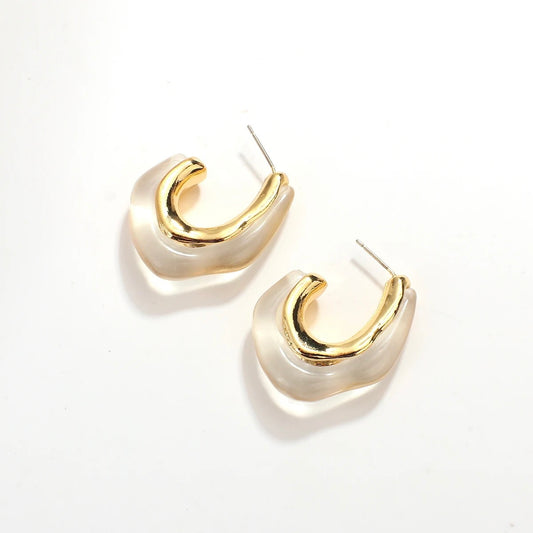 Organic Vintage Acrylic- Earrings