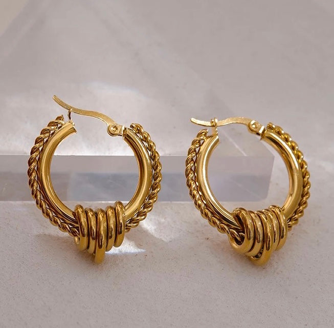 Asmara - Gold Earrings