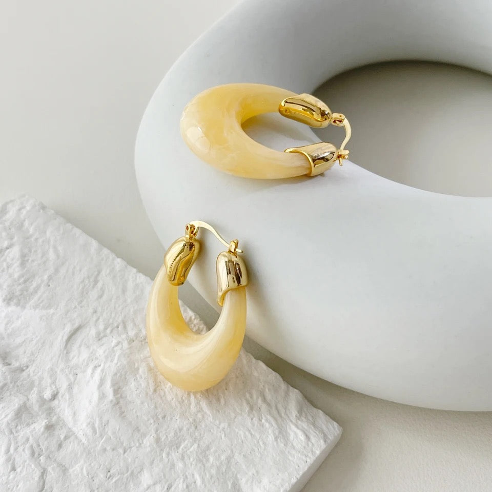 Ava Retro Hoop- Earrings- PREORDER SALE