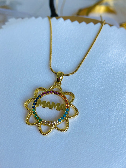 Mama- Flower Necklace