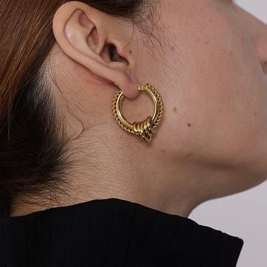 Asmara - Gold Earrings