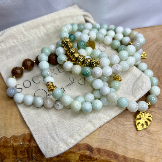 Seafoam Jade- Bracelet