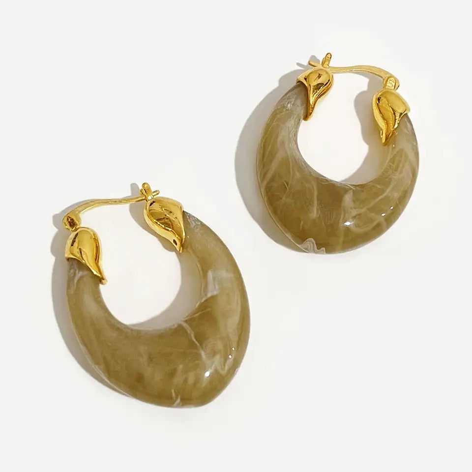 Ava Retro Hoop- Earrings- PREORDER SALE