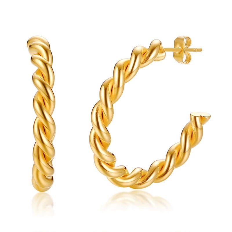 Alia- Twist Earrings