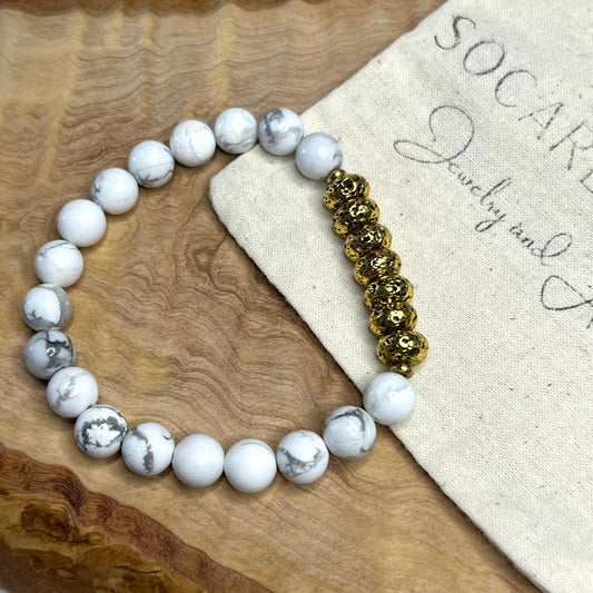 Howlite  Bracelet