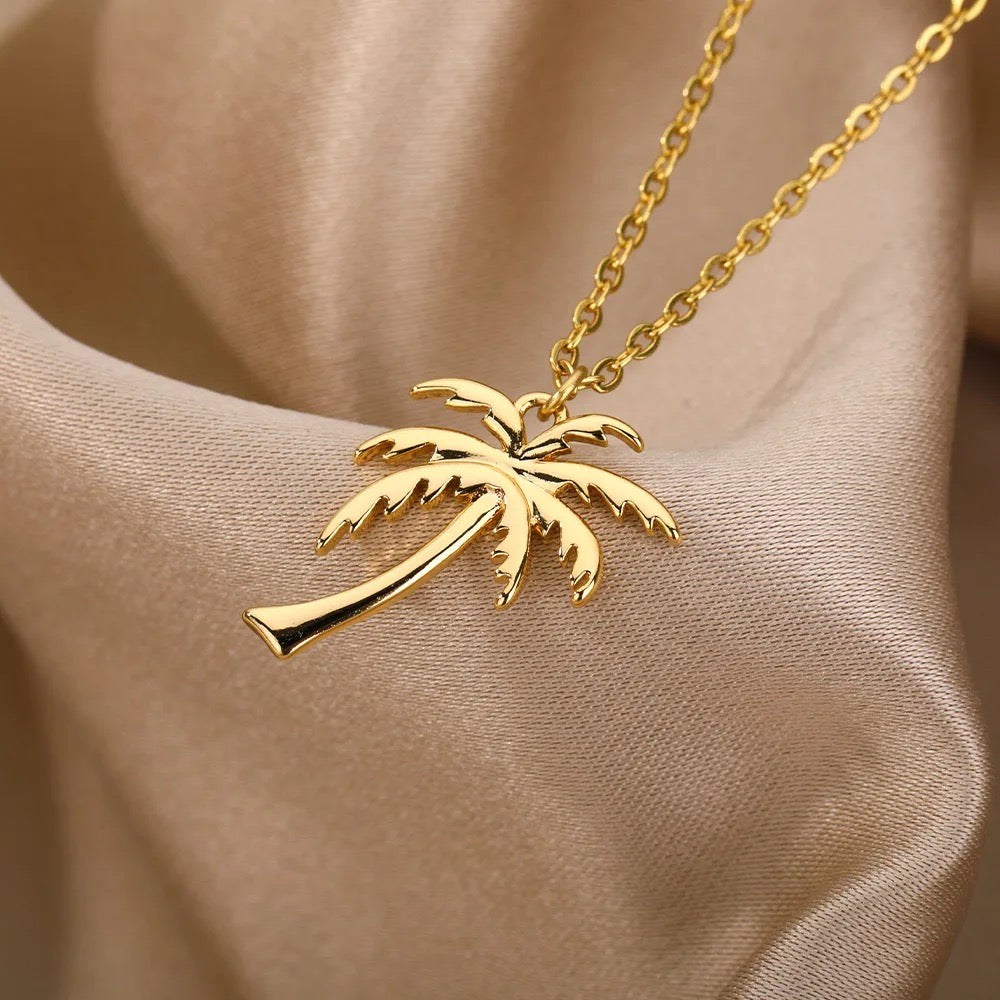 Palm Tree Necklace- Made-to-Order