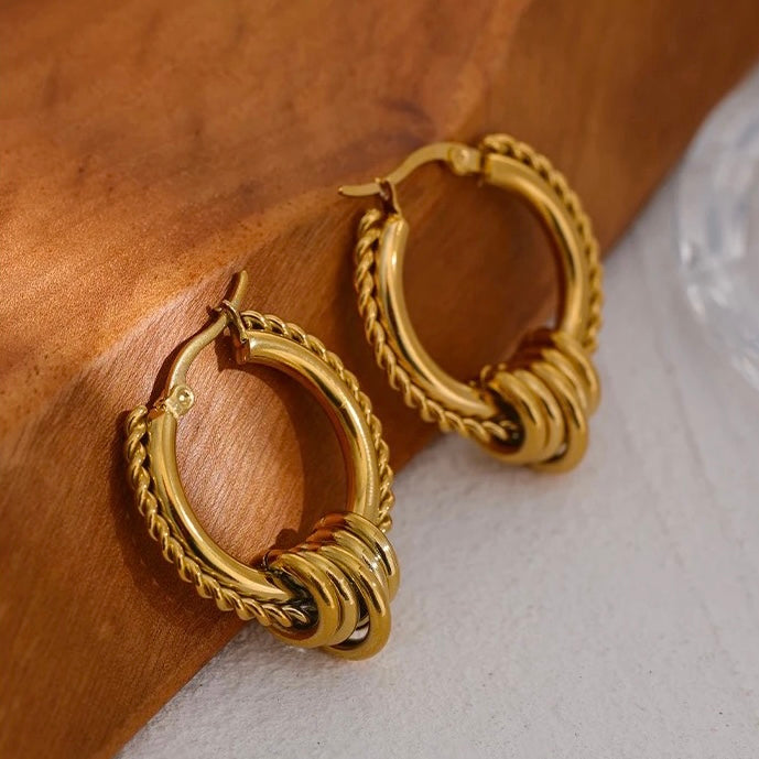 Asmara - Gold Earrings